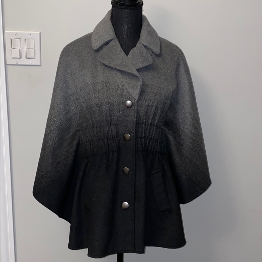 AQUA Ombré Wool Blend Coat